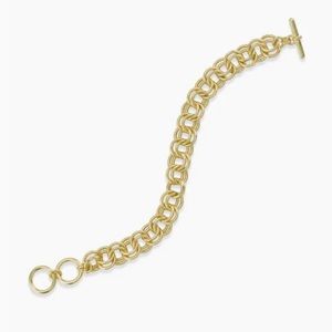 Kendra Scott Double Link Toggle Bracelet in Gold
